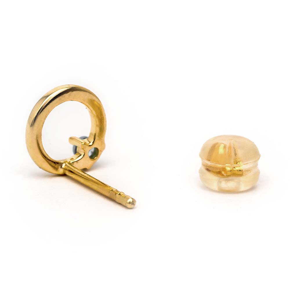 Jumna earring studs crafted by sceona on a white background