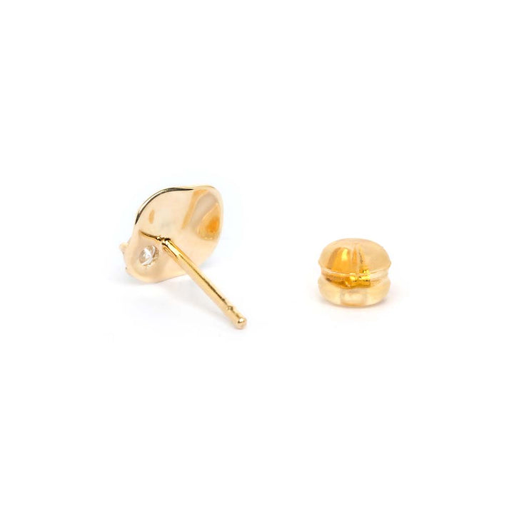 Salouen studs crafted by Sceona sustainable fine jewellery on a white background
