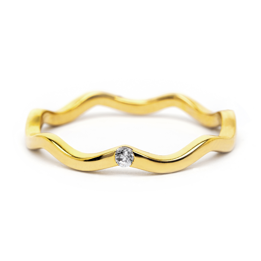 Anadyr ring crafted by sceona sustainable fine jewellery on a white background